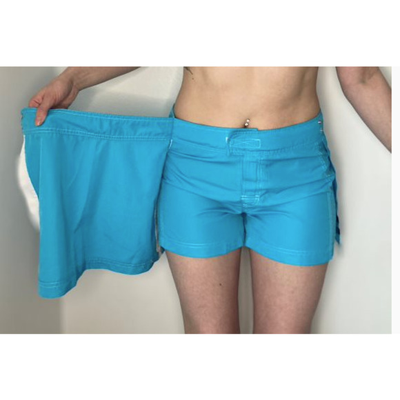 Vintage blue and white Reebok Skort w embroidered logo - Picture 3 of 4